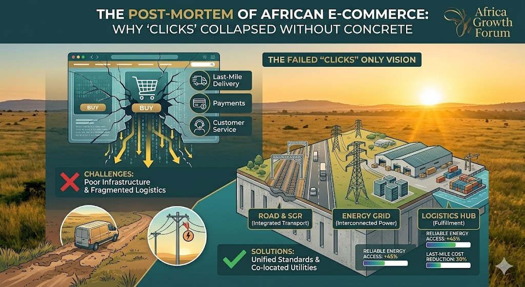 The Post-Mortem of African E-Commerce: Why “Clicks” Collapsed Without Concrete
